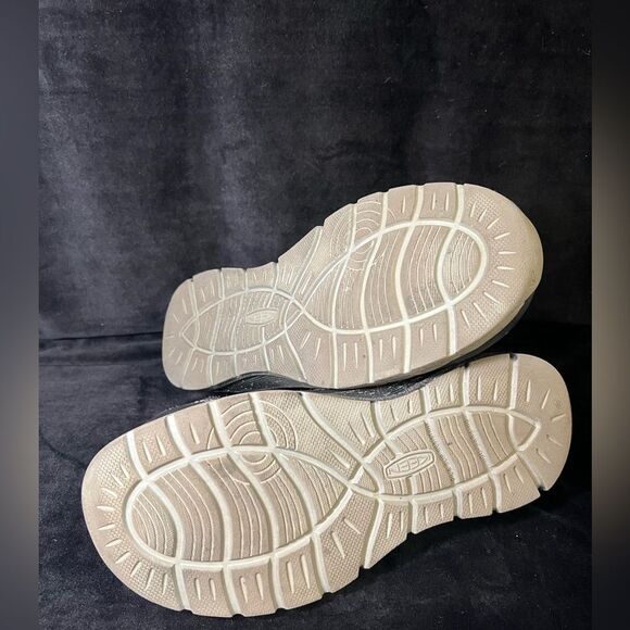 Keen Work Shoes Womens  7.5 Asheville Black Mesh Aluminum Toe ESD Drawstring - Picture 7 of 8